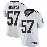 Nike Men & Women & Youth Saints 57 Alex Okafor White NFL Vapor Untouchable Limited Jersey,baseball caps,new era cap wholesale,wholesale hats